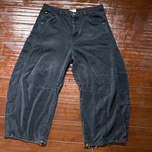 Black Barrel free people Denim Jeans